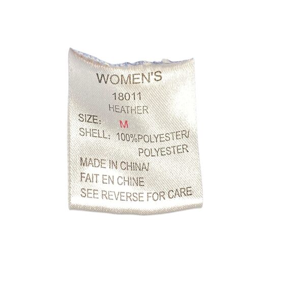 Woolrich Vest Women's Sleeveless Mock Neck Fleece Medium Blue - Picture 6 of 12